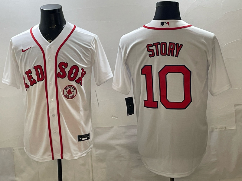 Men Boston Red Sox #10 Story white 2026 Nike MLB Jerseys 20260013->boston red sox->MLB Jersey